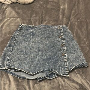 Flying Tomato Blue Denim skort